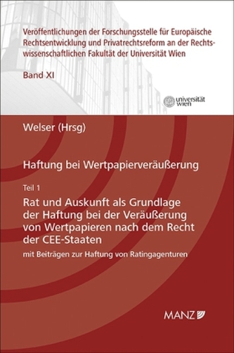Haftung bei Wertpapierveräußerung. Tl.1