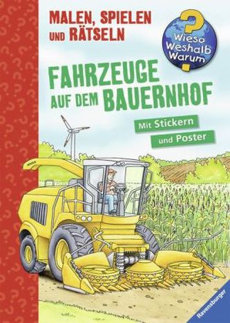 Fahrzeuge auf dem Bauernhof, Malbuch