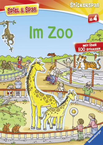 Spiel & Spaß - Stickerspaß: Im Zoo