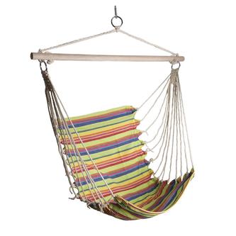 Bench houpačka sedátko pro 2 osoby 120kg - zelené pruhy barevný mix