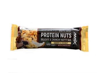 Protein nuts 40g delicate crunchy nutty bar - čokoláda-ořechy-ovoce