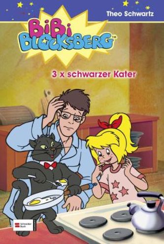 Bibi Blocksberg - 3x schwarzer Kater