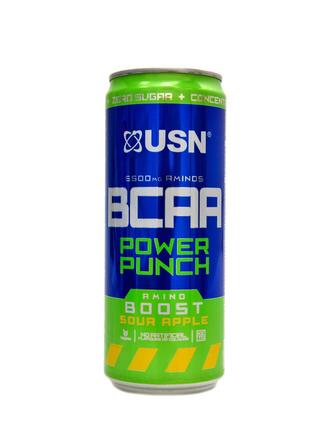 BCAA Power punch amino boost 12 x 330 ml - zelené jablko BCAA Power punch amino boost 12 x 330 ml - zelené jablko