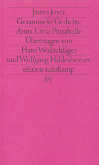 Gesammelte Gedichte. Anna Livia Plurabelle