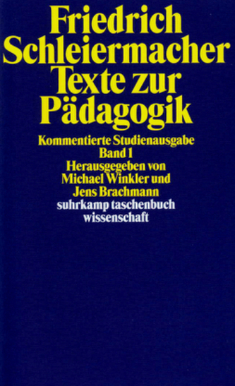Texte zur Pädagogik. Tl.1