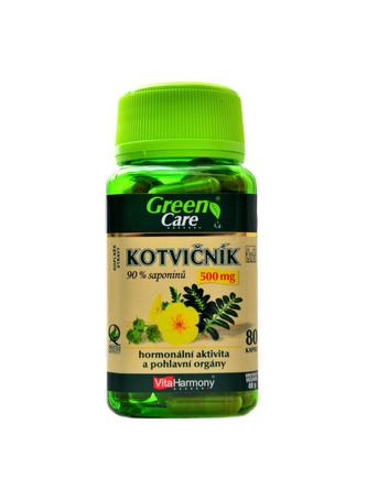 Kotvičník 500 mg 90% saponínov 80 kapsúl
