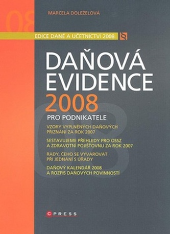 Daňová evidence 2008