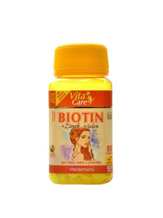 Biotín 300 mcg + Selén + Zinok 87 tbl