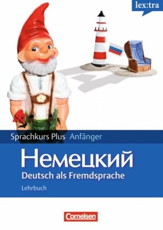 lex:tra Sprachkurs Plus Anfänger Deutsch als Fremdsprache, Lehrbuch, Begleitbuch Ausgangssprache Russisch, 2 Audio-CDs und koste