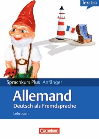 lex:tra Sprachkurs Plus Anfänger Deutsch als Fremdsprache, Lehrbuch, Begleitbuch Ausgangssprache Französisch, 2 Audio-CDs und ko