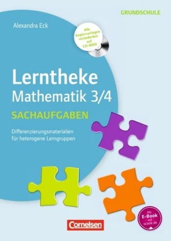 Lerntheke Mathematik 3/4: Sachaufgaben, m. CD-ROM