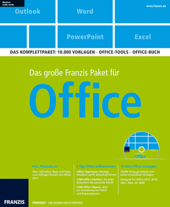 Das große Franzis Paket für Office, DVD-ROM + Handbuch