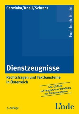 Dienstzeugnisse, m. CD-ROM (f. Österreich)