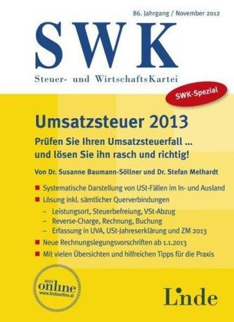 Umsatzsteuer 2013 (f. Österreich)