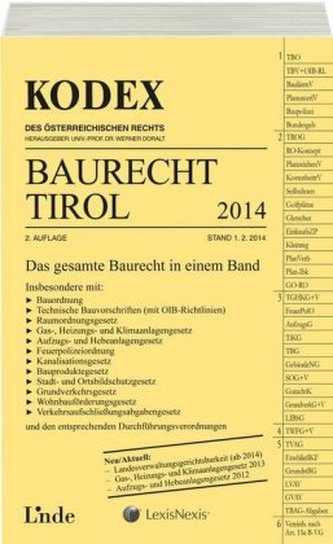 Baurecht Tirol 2014