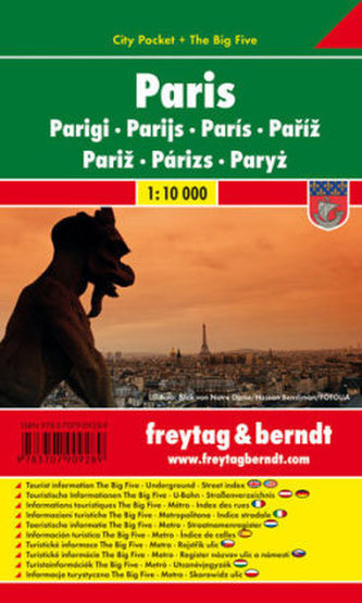 PL 69 CP Paříž 1:10 000 / kapesní plán města