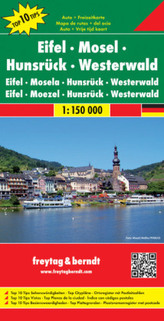Eifel,Mosel,Hunsrück,Westerwald 1:150T/automapa