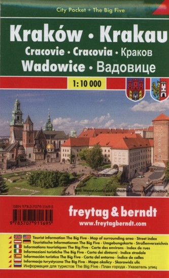 Kraków, Wadowice/Krakov,Wadowice 1:10T/kapesní plán města