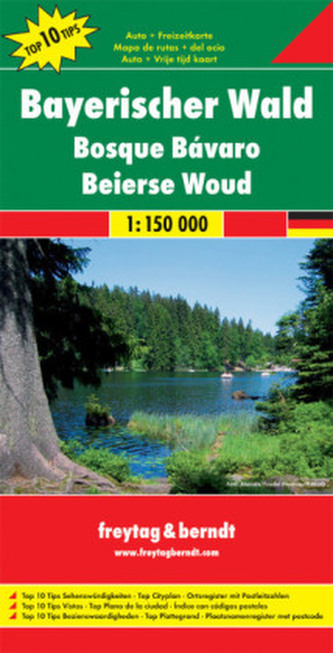 Bayerischer Wald/Bavorský les 1:150T/automapa