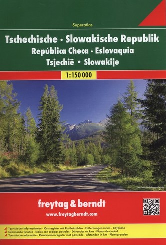 Freytag & Berndt Atlas Superatlas Tschechische, Slowakische Republik. Superatlas República Checa, Eslovaquia / Superatlas Tsjech