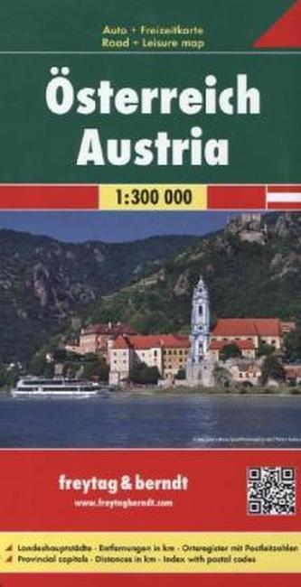 Freytag & Berndt Autokarte Österreich. Austria