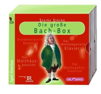 Starke Stücke. Die große Bach-Box, 8 Audio-CDs