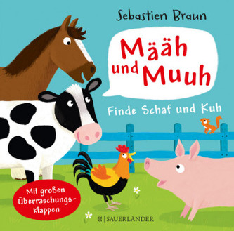 Mäh und muh - Finde Schaf und Kuh