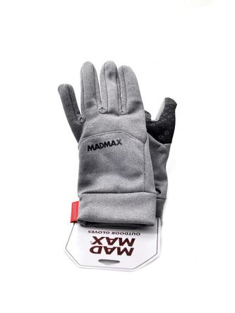 Outdoor gloves MOG001 - gray/black velikost S