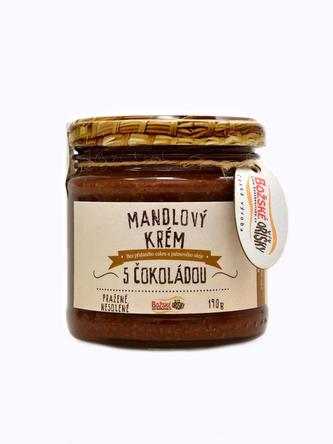 Božské oříšky - Mandlový krém s BIO mléčnou čokoládou 190 g