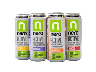 Nero active nápoj s vitamíny a minerály 500ml - borůvka