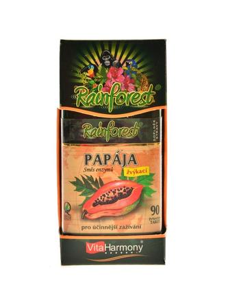 Papája zmes enzýmov 90 tabliet