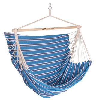 Bench deluxe houpačka sedátko pro 2 osoby - zelené pruhy