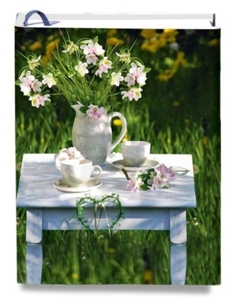 Notizbuch Sitzgruppe im Garten