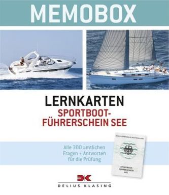 Lernkarten Sportbootführerschein See, Segel + Motor, Memobox