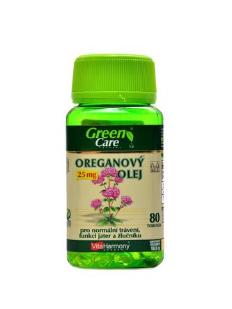 Oreganový olej 25 mg 80 kapsúl