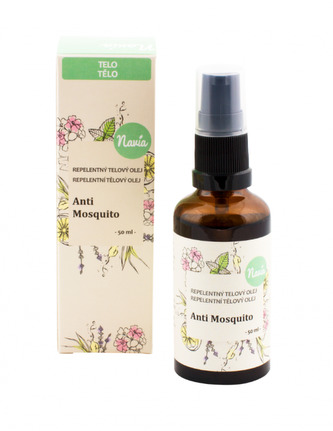 Navia Repelentní tělový olej Anti Mosquito BIO (50 ml) - působí proti komárům a klíšťatům