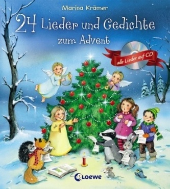 24 Lieder und Gedichte zum Advent, m. Audio-CD