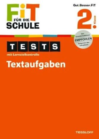 Tests mit Lernzielkontrolle, Textaufgaben 2. Klasse