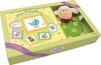 Mein Babyalbum, m. Handpuppe, Geschenkset
