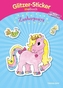 Glitzer-Sticker Malbuch. Zauberponys