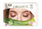 Organyc Odličovací vlhčené ubrousky BIO (20 ks) - 100% z biobavlny, jemně parfemované