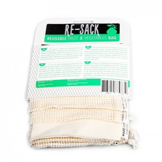 Re-Sack 3pack - balíček sáčkov na ovocie, zeleninu a pečivo (3 ks)