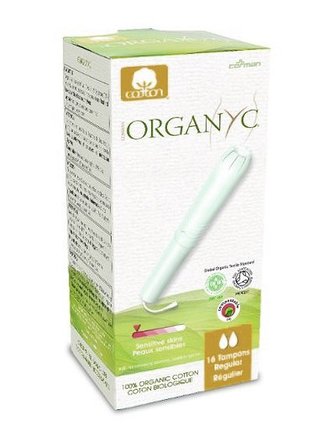 Organyc Tampony s aplikátorem Regular (16 ks) - 100% z biobavlny, 2 kapičky