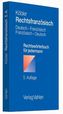 Rechtsfranzösisch, Deutsch-Französisch/Französisch-Deutsch