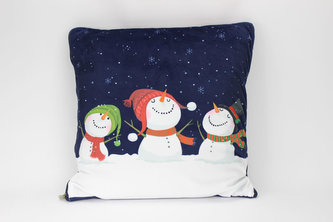 Deka v polštáři Sněhuláci