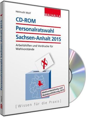 CD-ROM Personalratswahl Sachsen-Anhalt 2015, CD-ROM