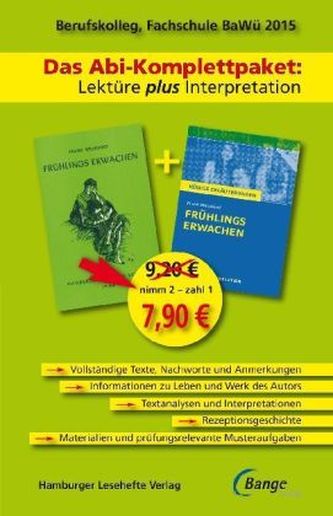 Das Abi-Komplettpaket: Lektüre plus Interpretation - Frühlings Erwachen