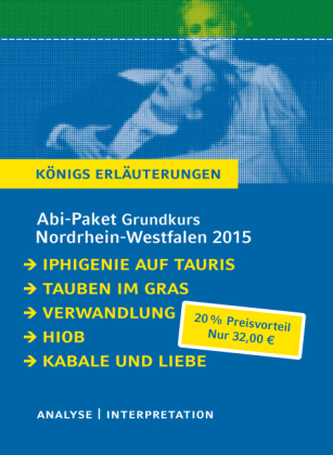 Abitur Nordrhein-Westfalen 2015 Grundkurs Königs Erläuterungen Paket, 5 Bde.