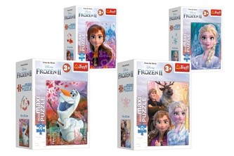 Minipuzzle miniMaxi 20 dielikov Ľadové kráľovstvo II/Frozen II 11x8x4cm