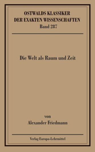 Die Welt als Raum und Zeit